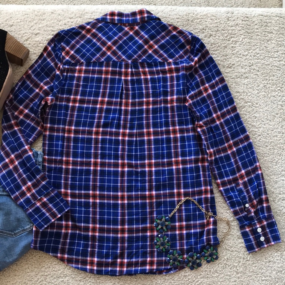 J. Crew Boy Fit Flannel Shirt - Picture 5 of 5
